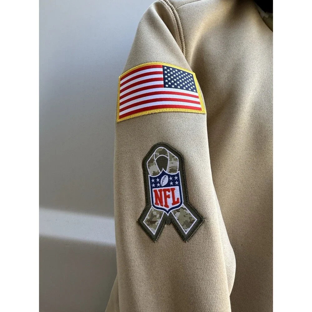 Nike Baltimore Ravens Football Salute to Service Hoodie Men's Sideline Pullover